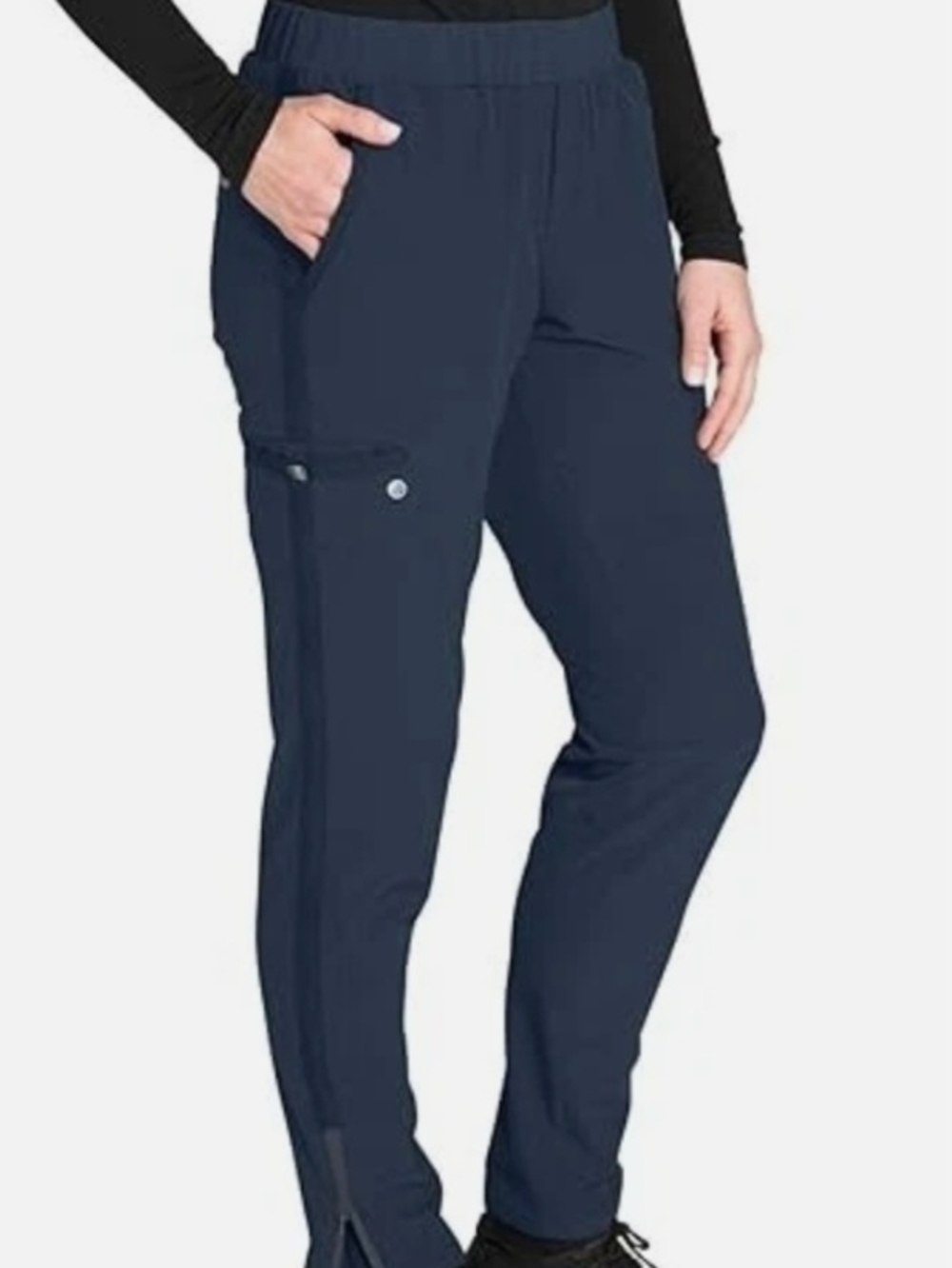 Barco Uniforms Navy Straight-Leg Cargo Scrub Pant